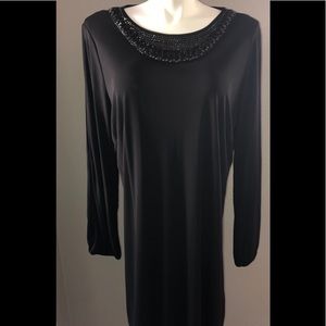 INC- New black jewel embellished dress- sz 3x